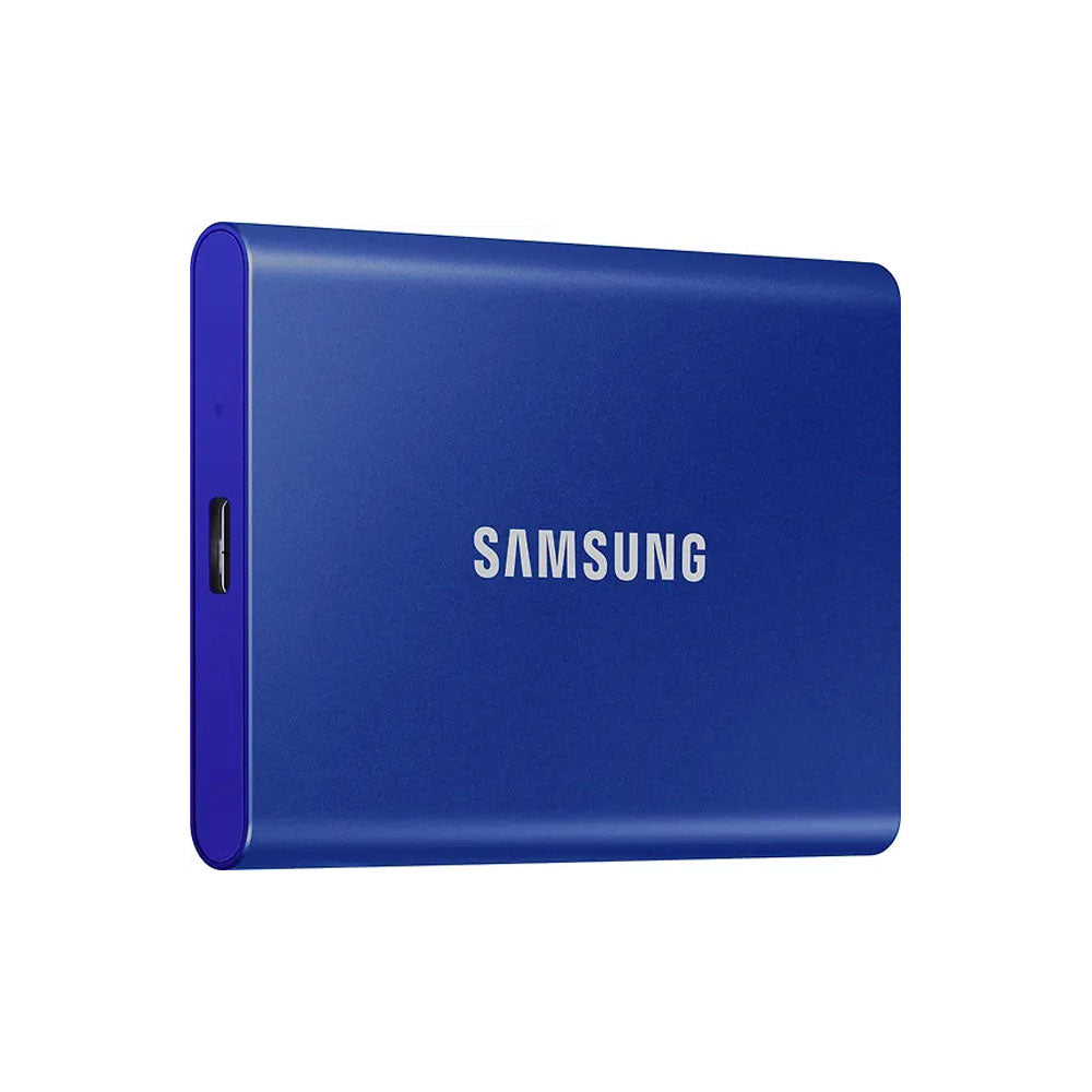 Samsung T7 -ulkoinen SSD-levy, 2 Tt - sininen