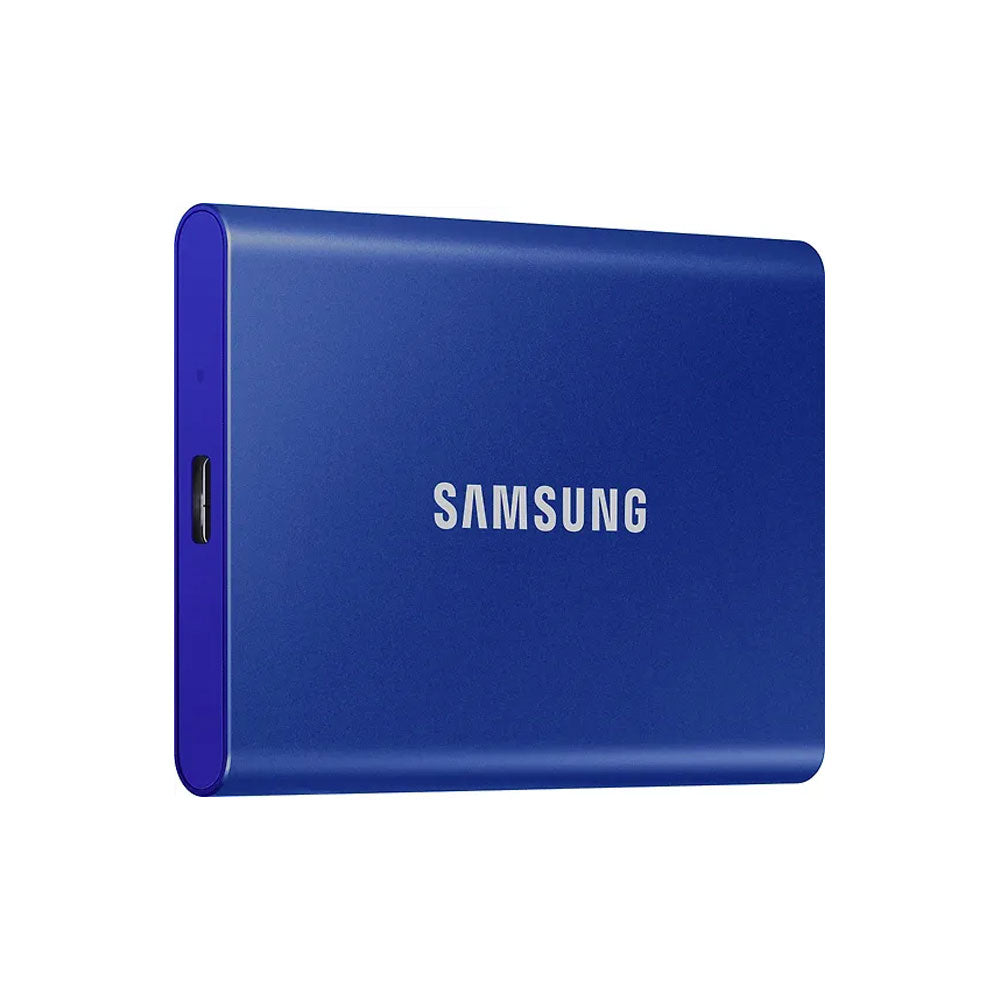 Samsung T7 -ulkoinen SSD-levy, 2 Tt - sininen