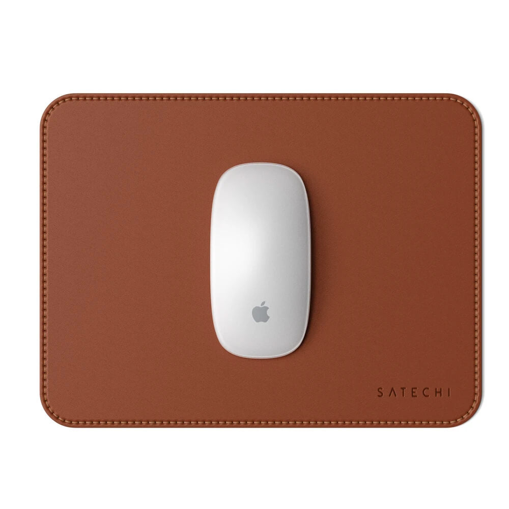 Satechi Eco Leather -hiirimatto, tekonahkaa, ruskea
