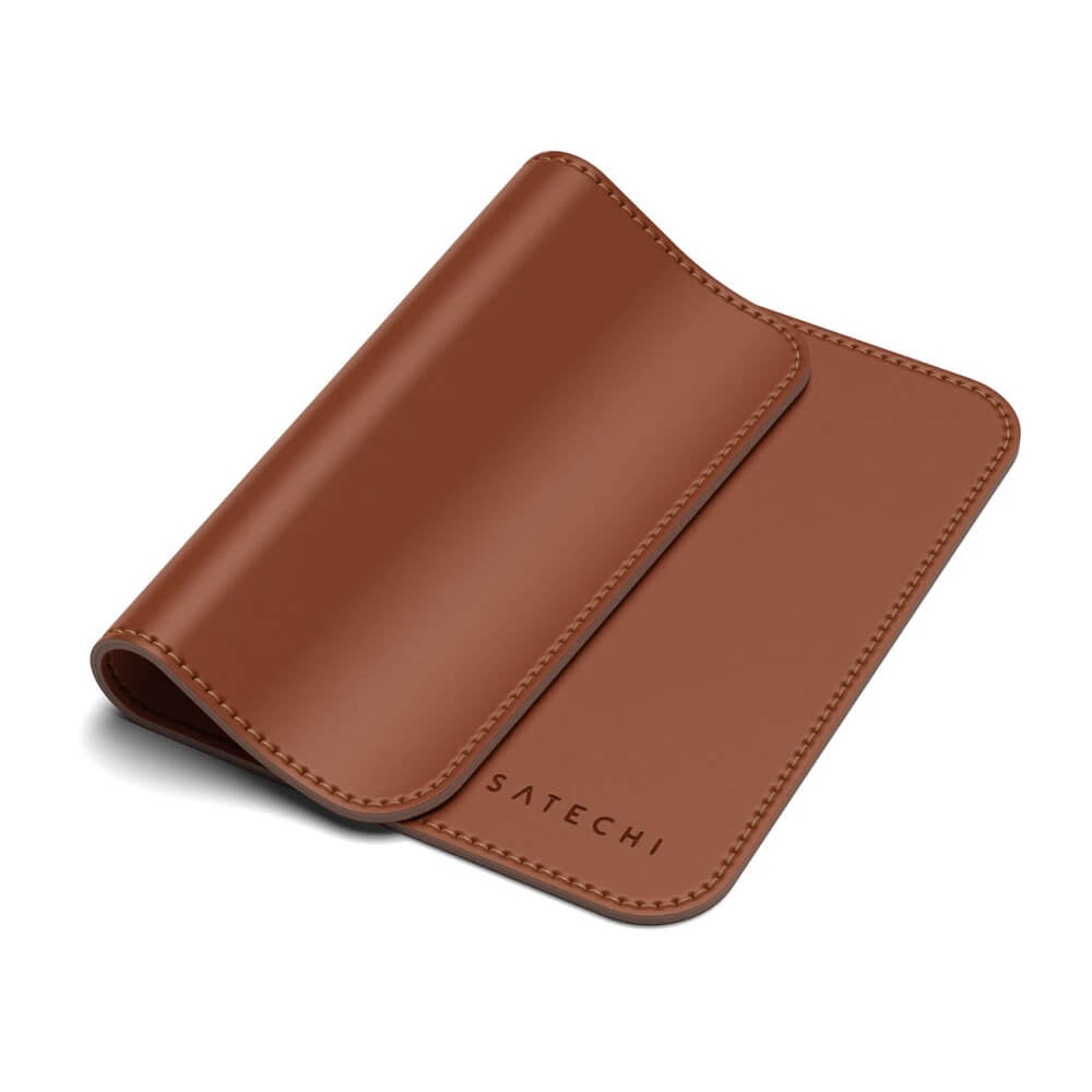 Satechi Eco Leather -hiirimatto, tekonahkaa, ruskea