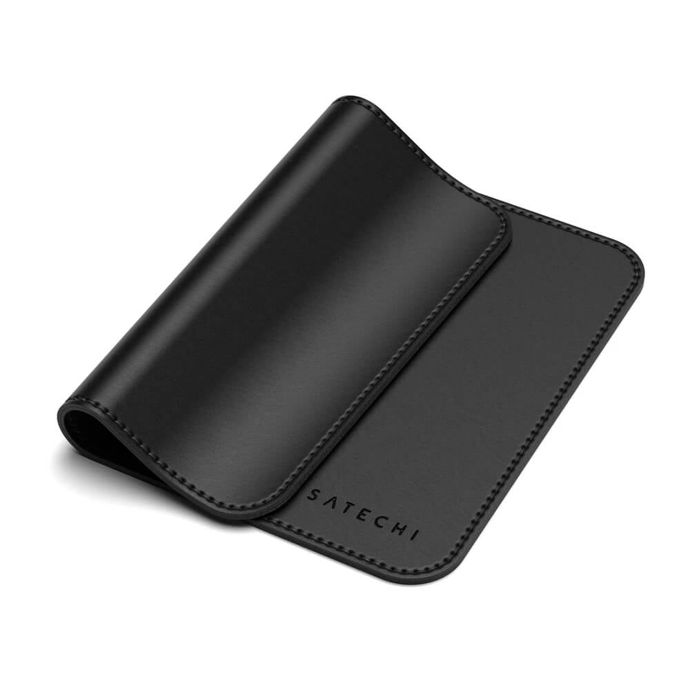 Satechi Eco Leather hiirimatto, tekonahkaa, musta