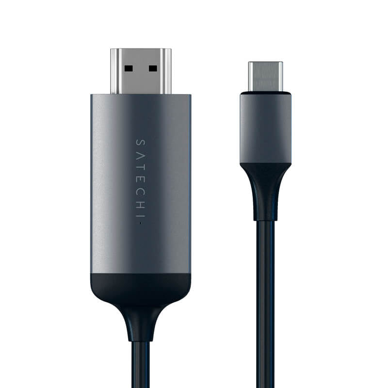 Satechi 4K USB-C-HDMI -kaapeli, 60Hz tähtiharmaa