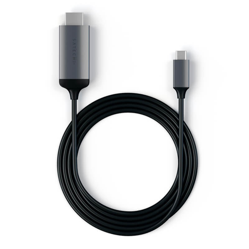 Satechi 4K USB-C-HDMI -kaapeli, 60Hz tähtiharmaa