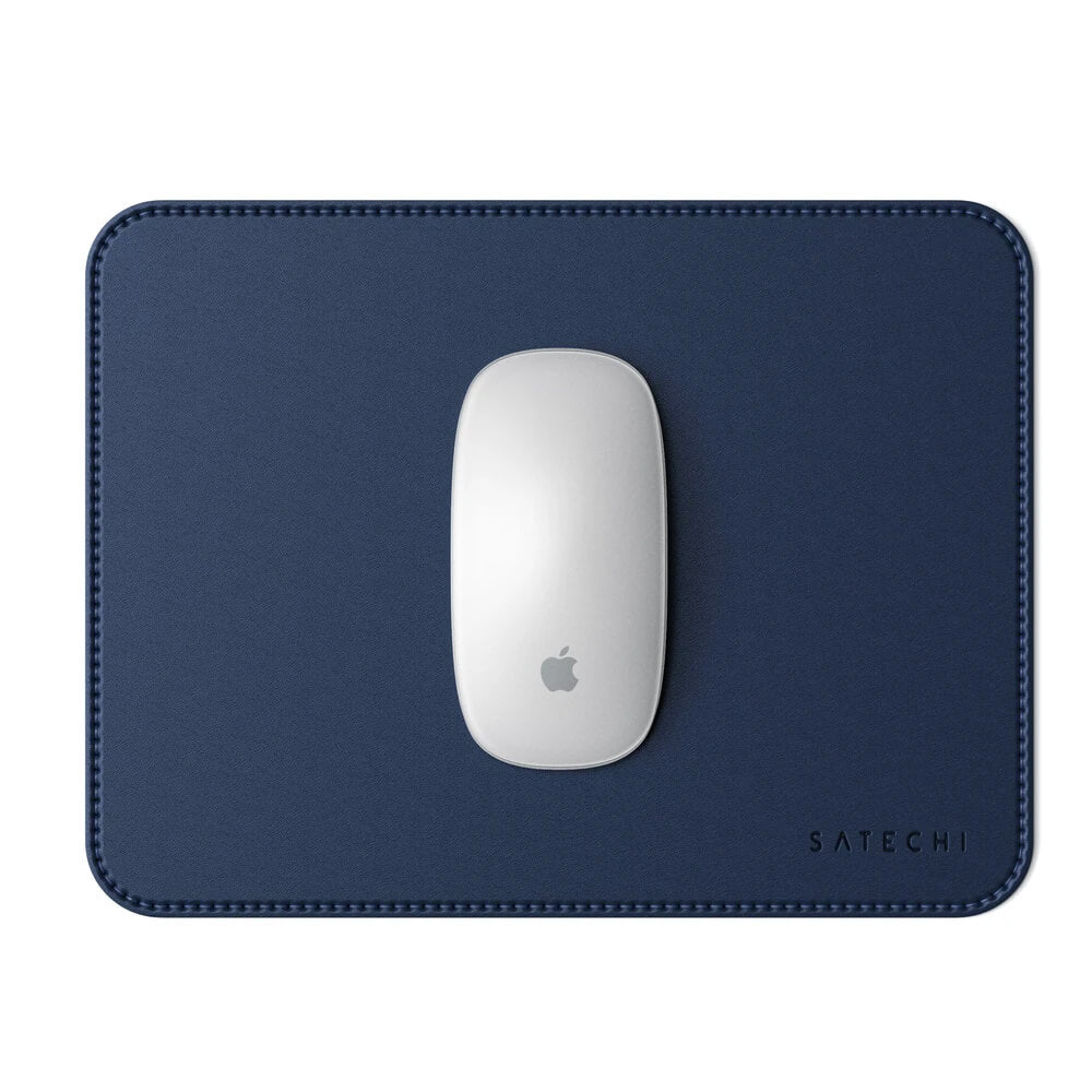 Satechi Eco Leather -hiirimatto, tekonahkaa, tummansininen
