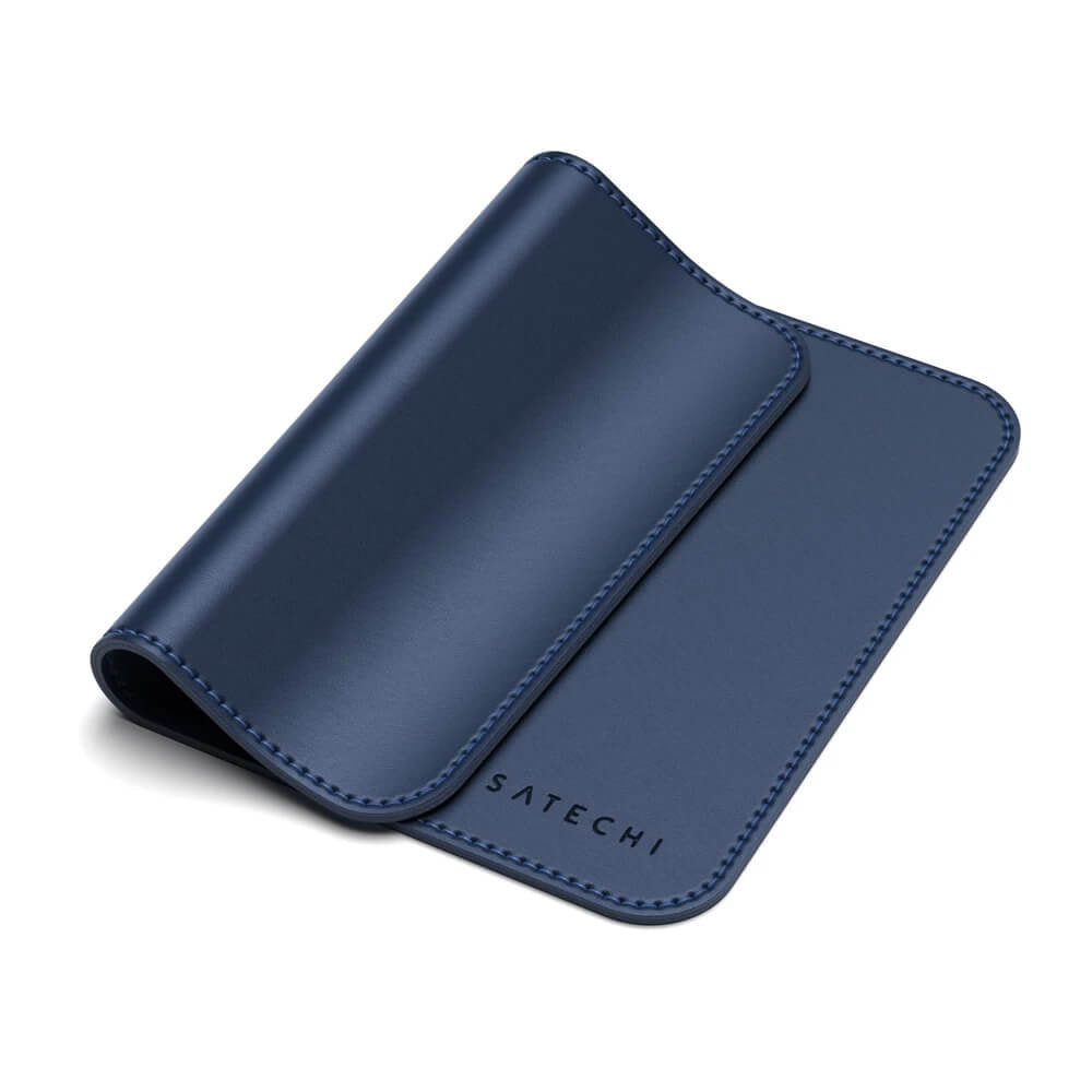 Satechi Eco Leather -hiirimatto, tekonahkaa, tummansininen