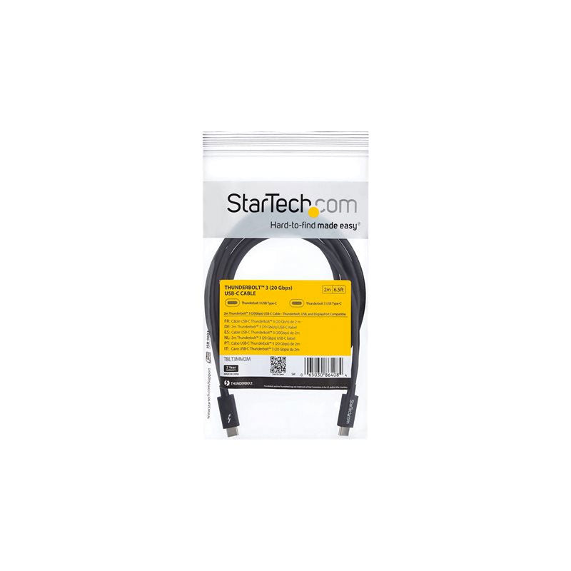 Startech Thunderbolt 3 -kaapeli (2m)
