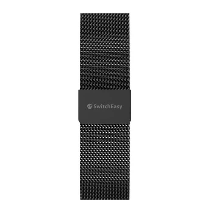 SwitchEasy Mesh Stainless Steel Loop ranneke 44/45/46/49 mm - musta