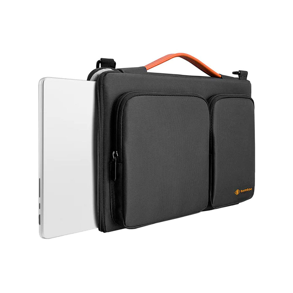 tomtoc Defender-A42 MacBook Pro 16" olkalaukku - musta