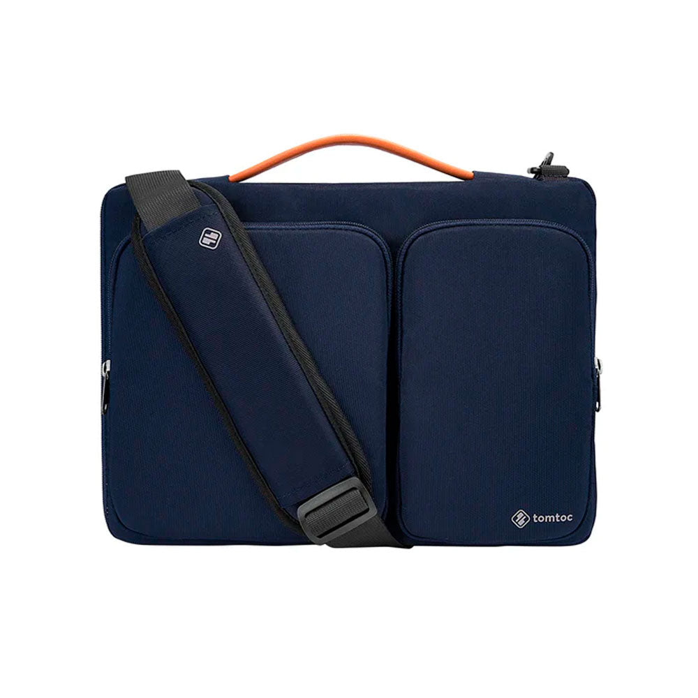 tomtoc Defender-A42 MacBook Pro 16" olkalaukku - tummansininen