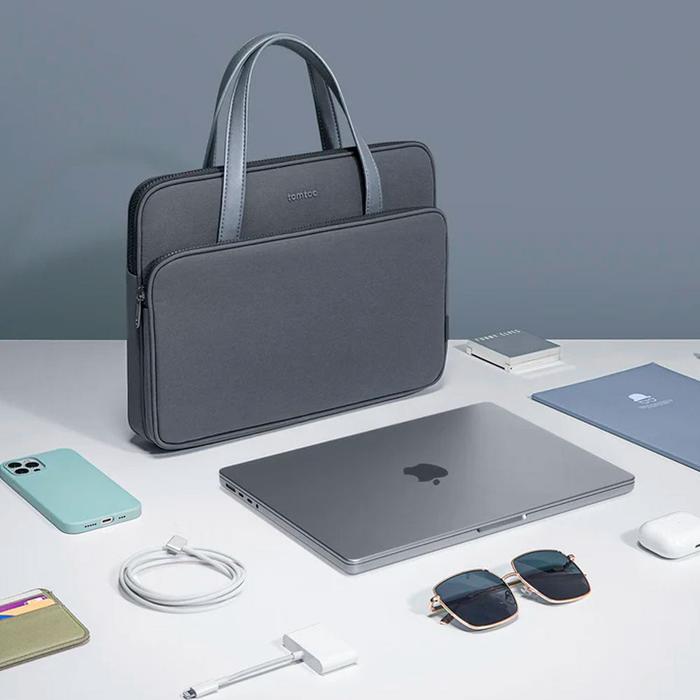 Tomtoc The Her-H21 laukku 14" MacBook Prolle - harmaa