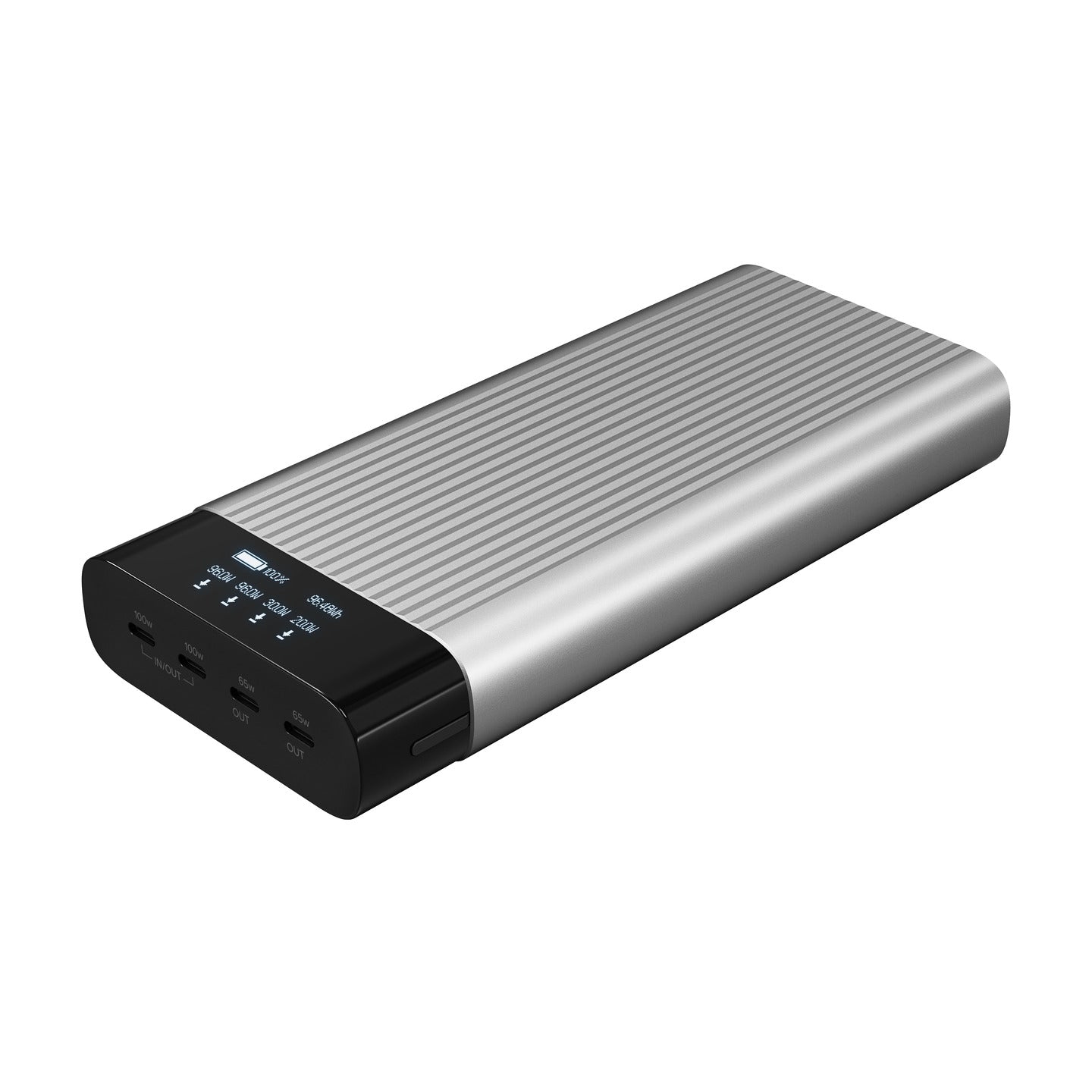 Hyper HyperJuice 245W / 100Wh USB-C -varavirtalähde OLED-näytöllä, 27000mAh
