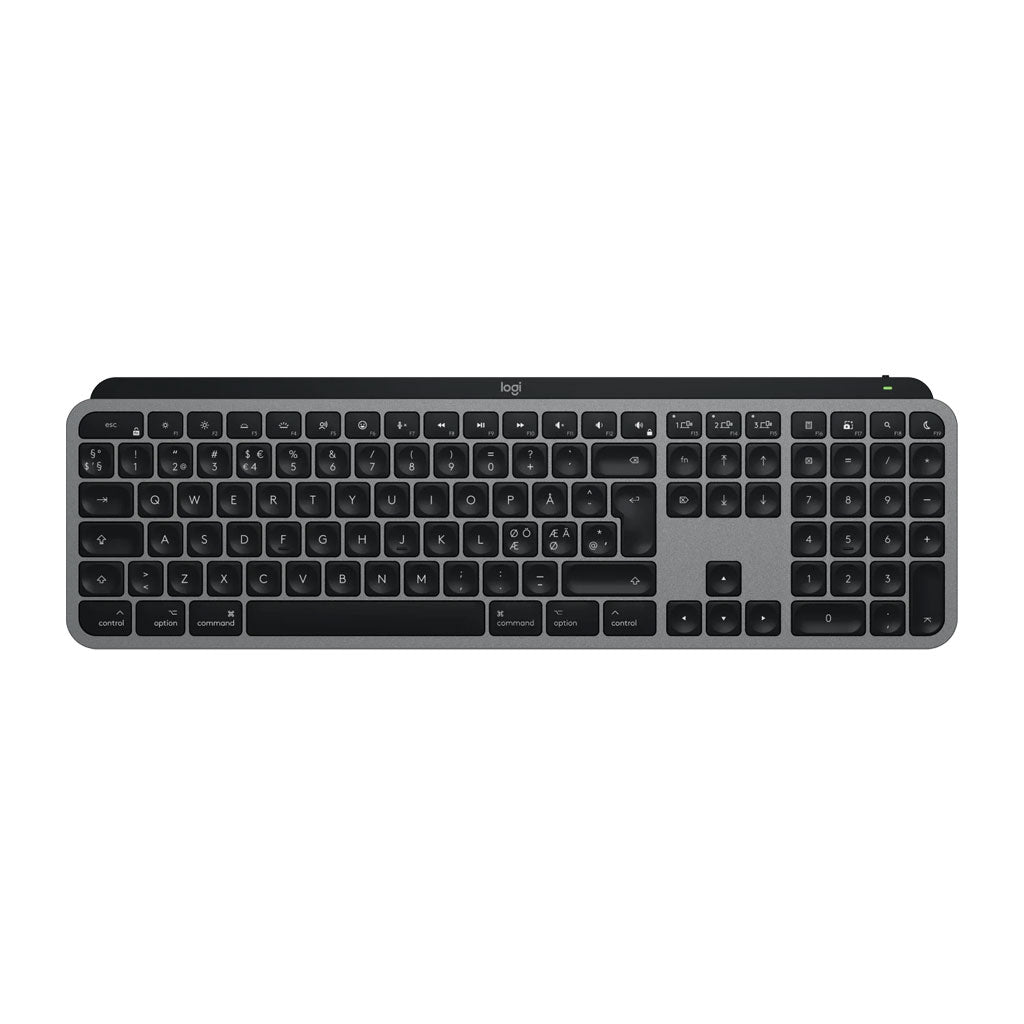 Logitech MX Keys S Macille -langaton näppäimistö, tähtiharmaa