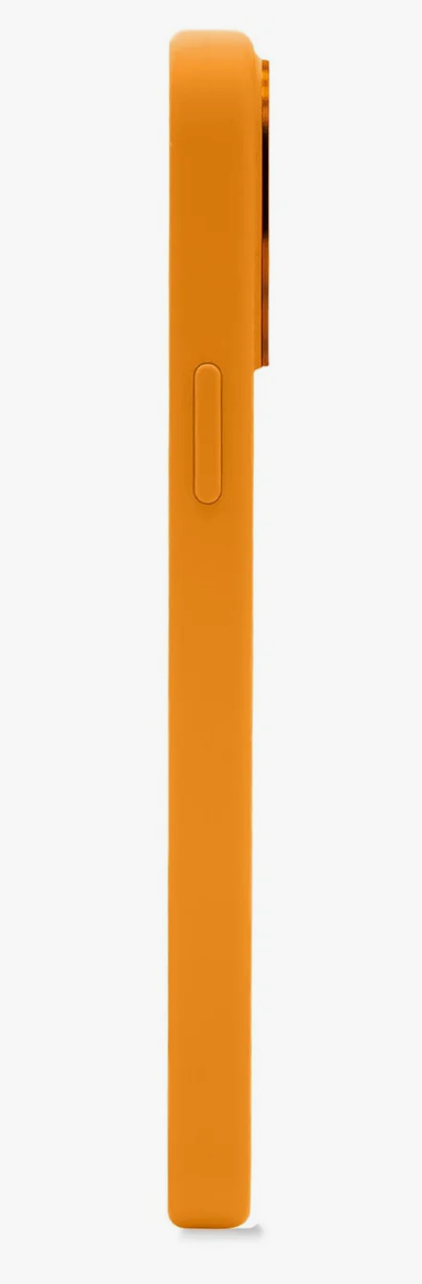 Decoded iPhone 14 Pro silikonikuori MagSafella - Aprikoosin oranssi