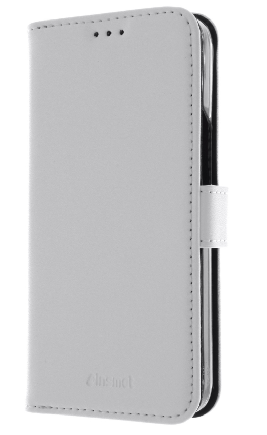 Insmat Exclusive lompakkosuoja iPhone 16e valkoinen