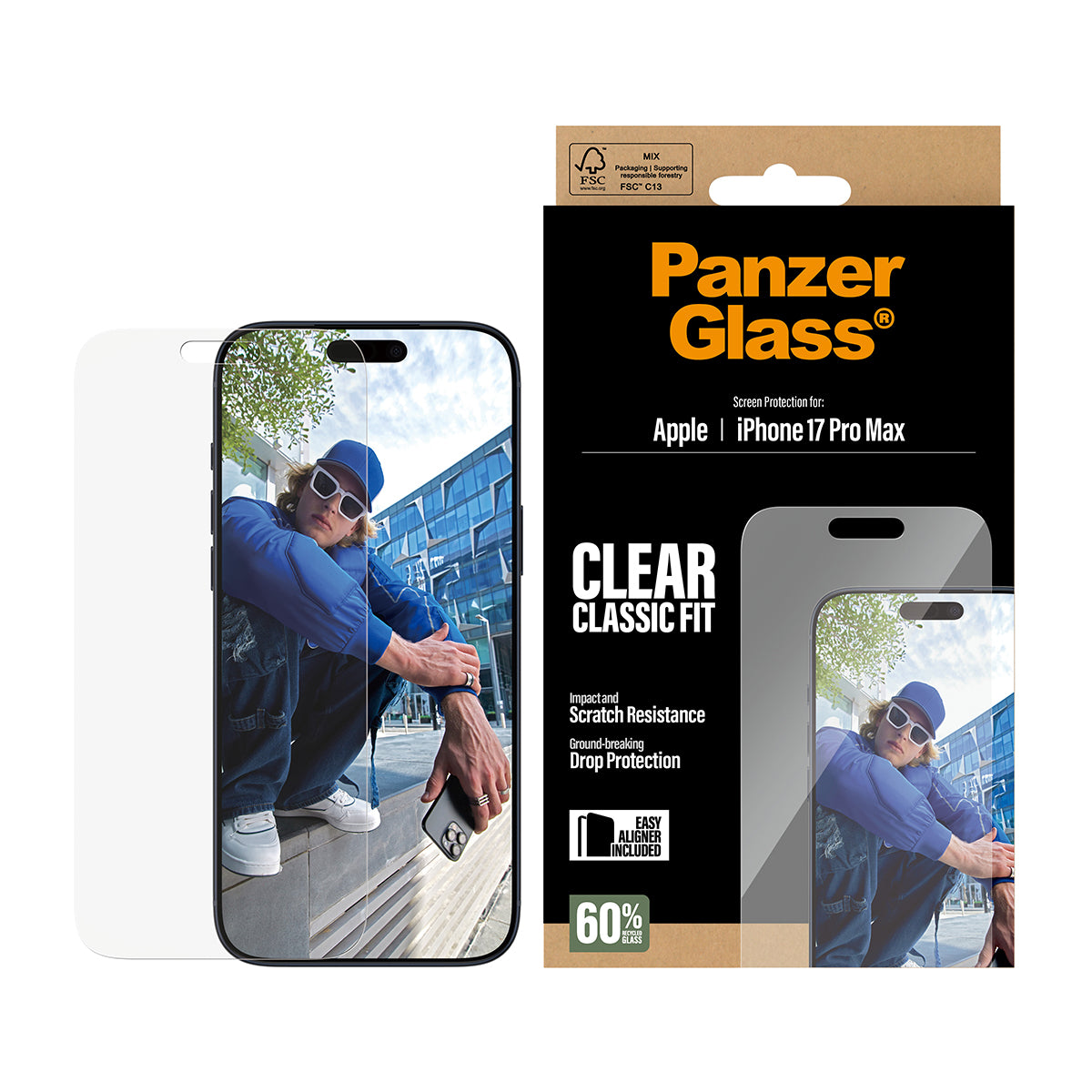 PanzerGlass panssarilasi iPhone 17 Pro Max