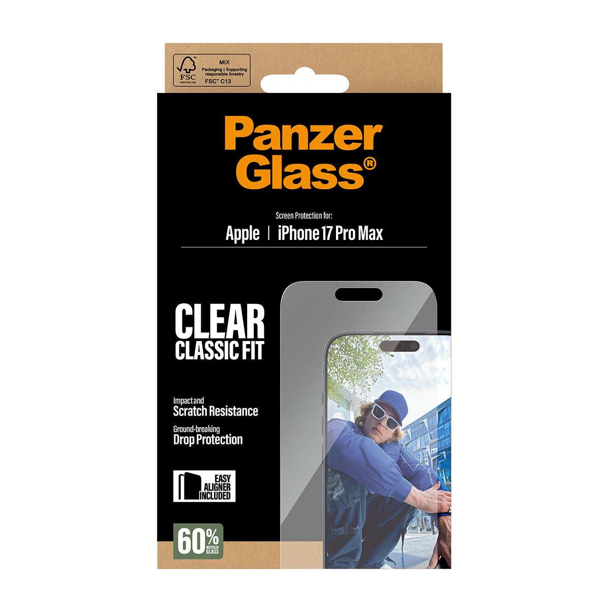 PanzerGlass panssarilasi iPhone 17 Pro Max