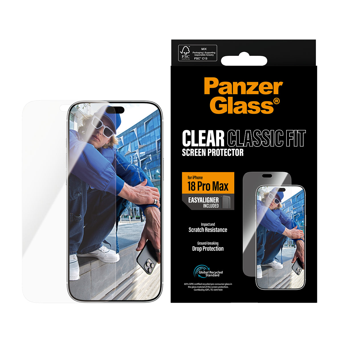 PanzerGlass panssarilasi iPhone 18 Pro Max
