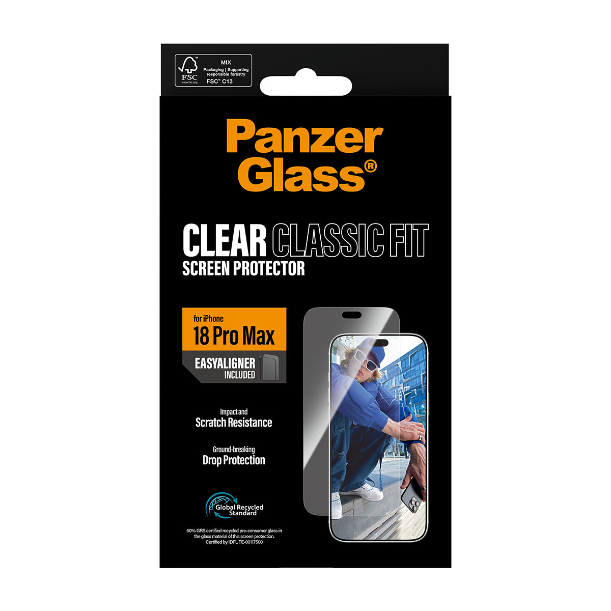 PanzerGlass panssarilasi iPhone 18 Pro Max