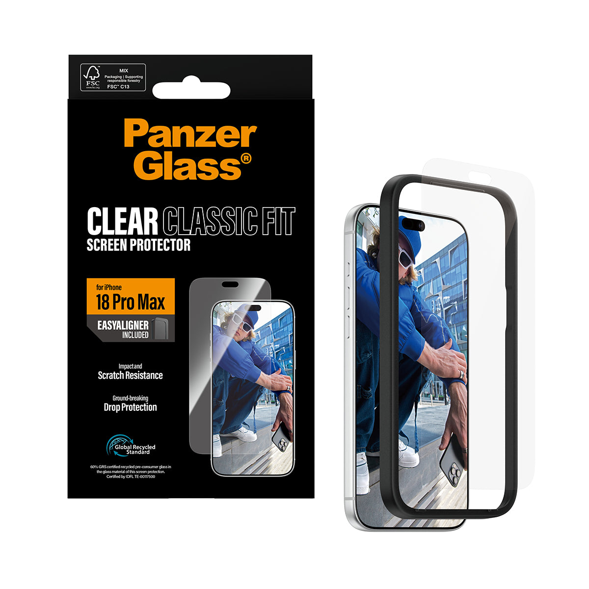 PanzerGlass panssarilasi iPhone 18 Pro Max