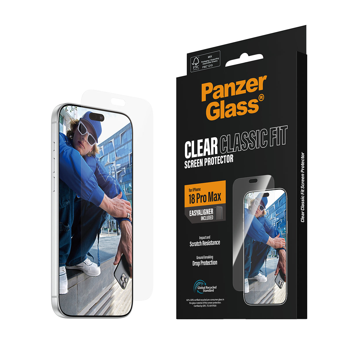 PanzerGlass panssarilasi iPhone 18 Pro Max