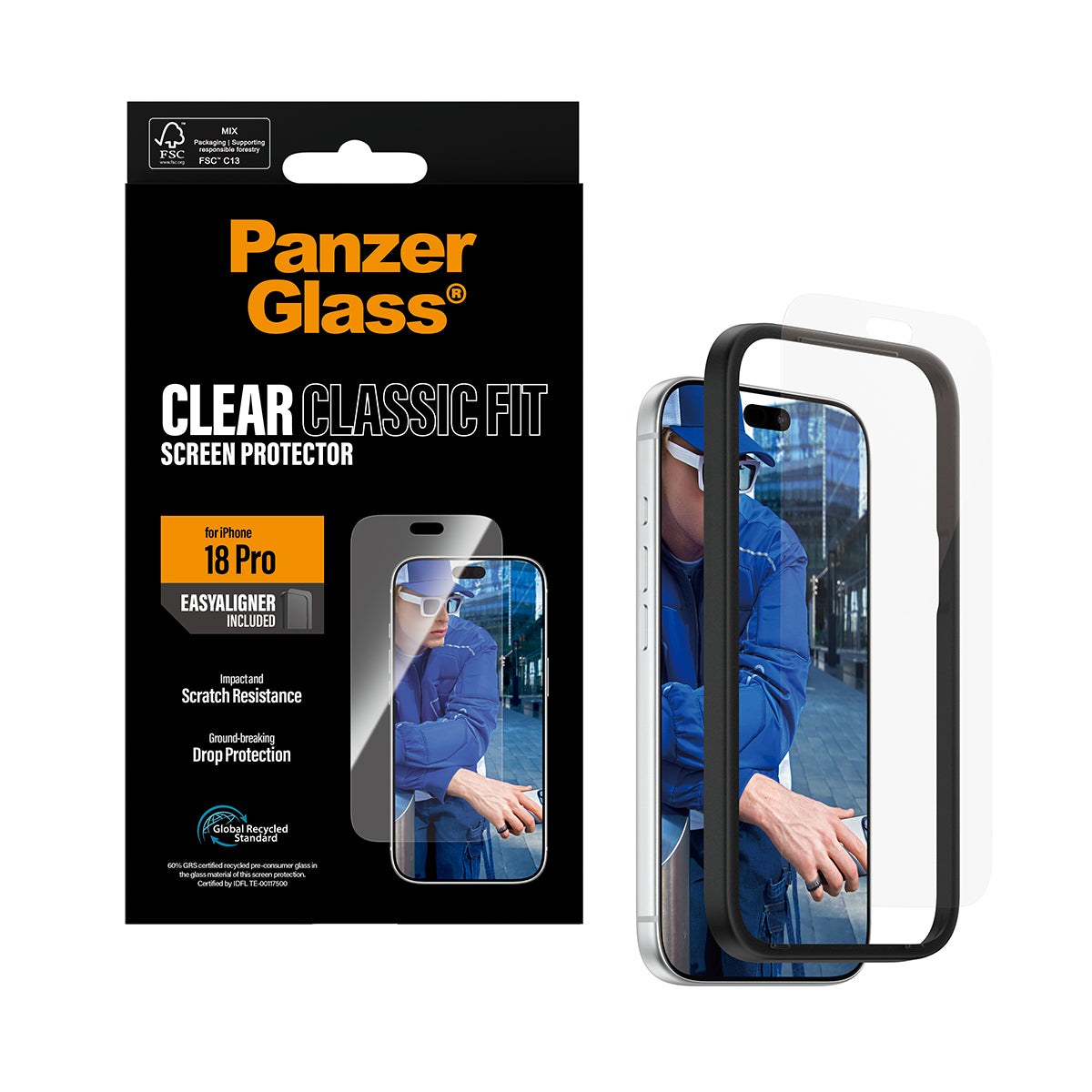 PanzerGlass panssarilasi iPhone 18 Pro