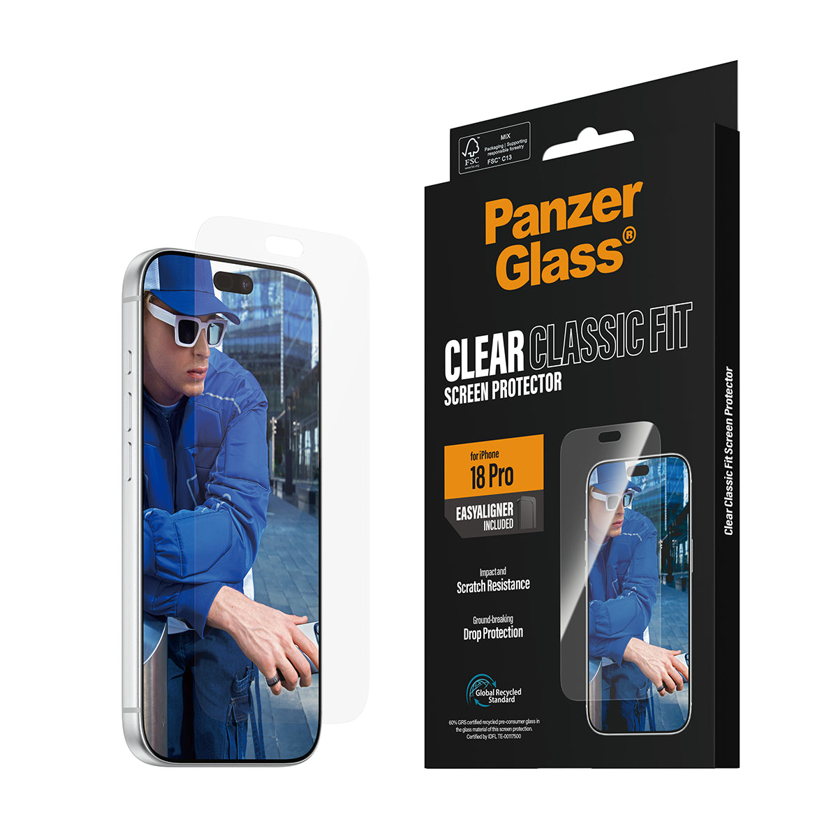 PanzerGlass panssarilasi iPhone 18 Pro