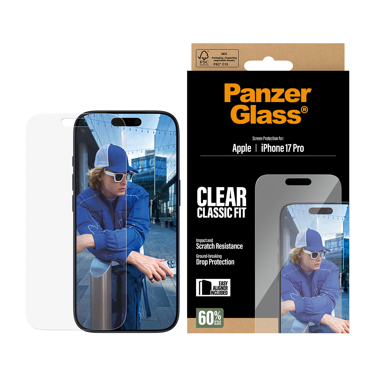PanzerGlass panssarilasi iPhone 17 Pro