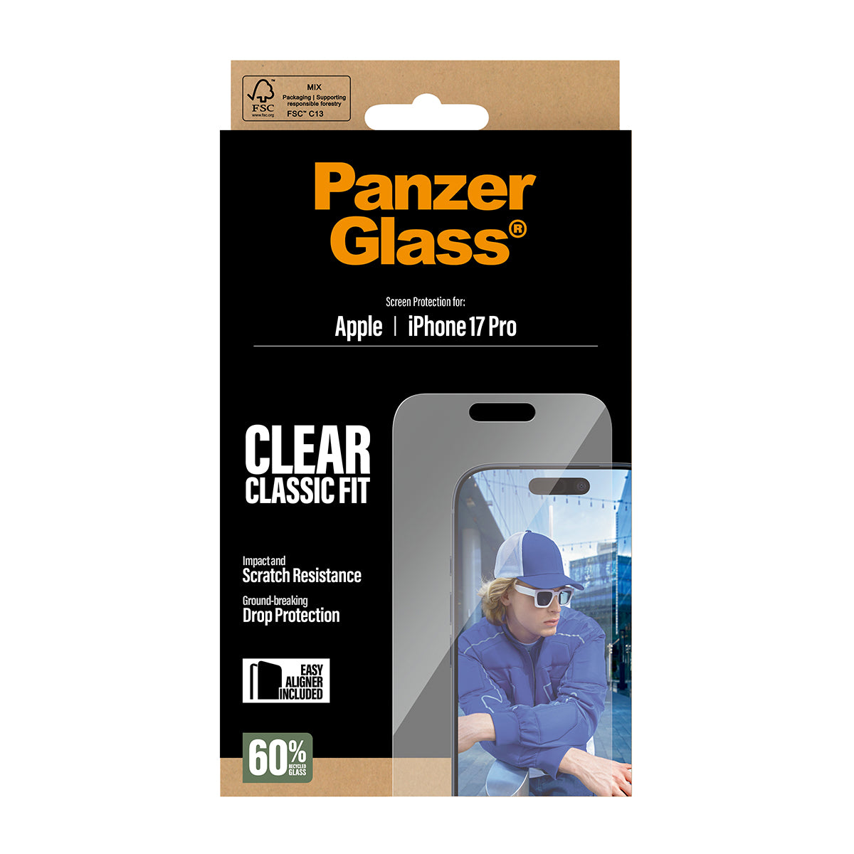 PanzerGlass panssarilasi iPhone 17 Pro