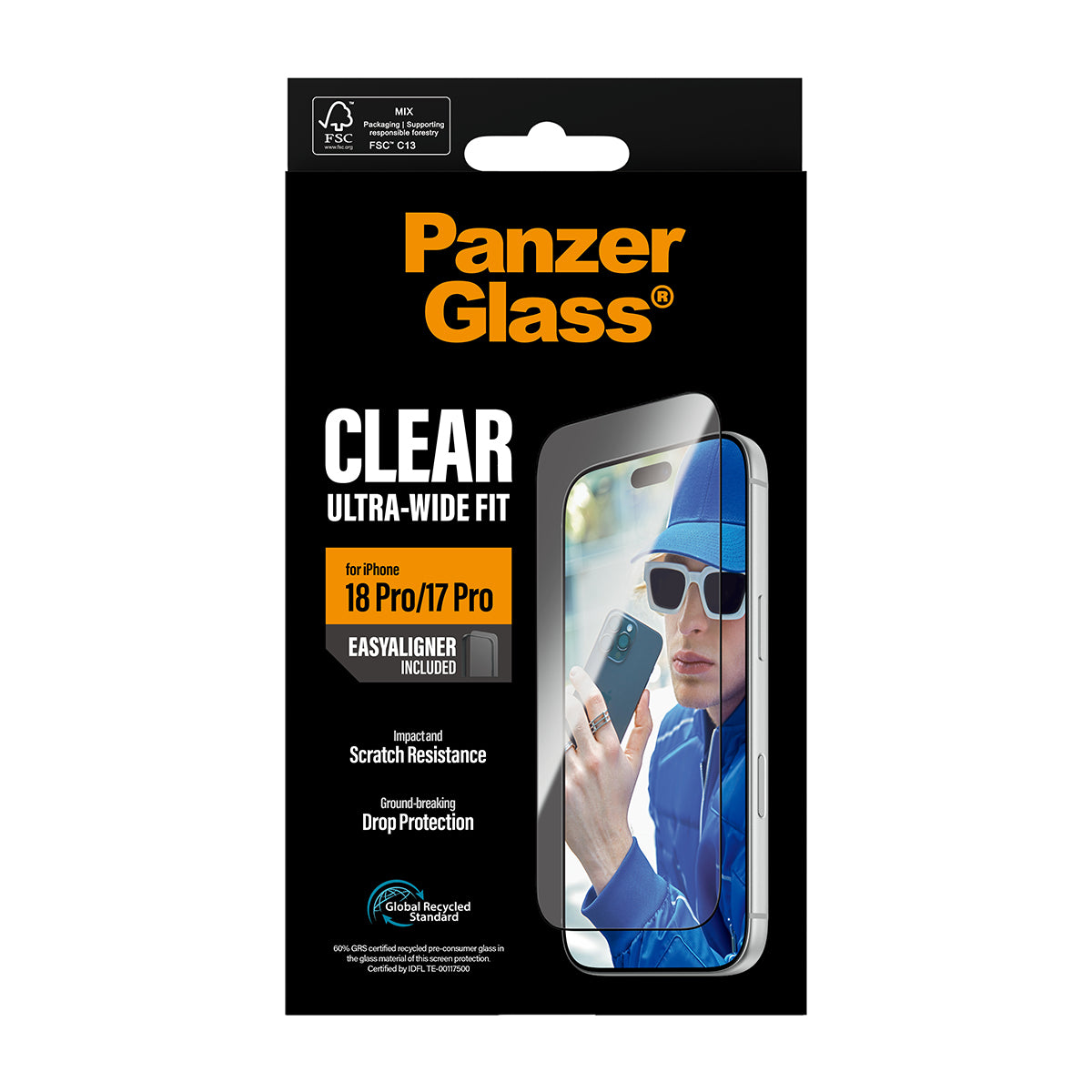 PanzerGlass panssarilasi iPhone 18 Pro | 17 Pro Ultra-Wide