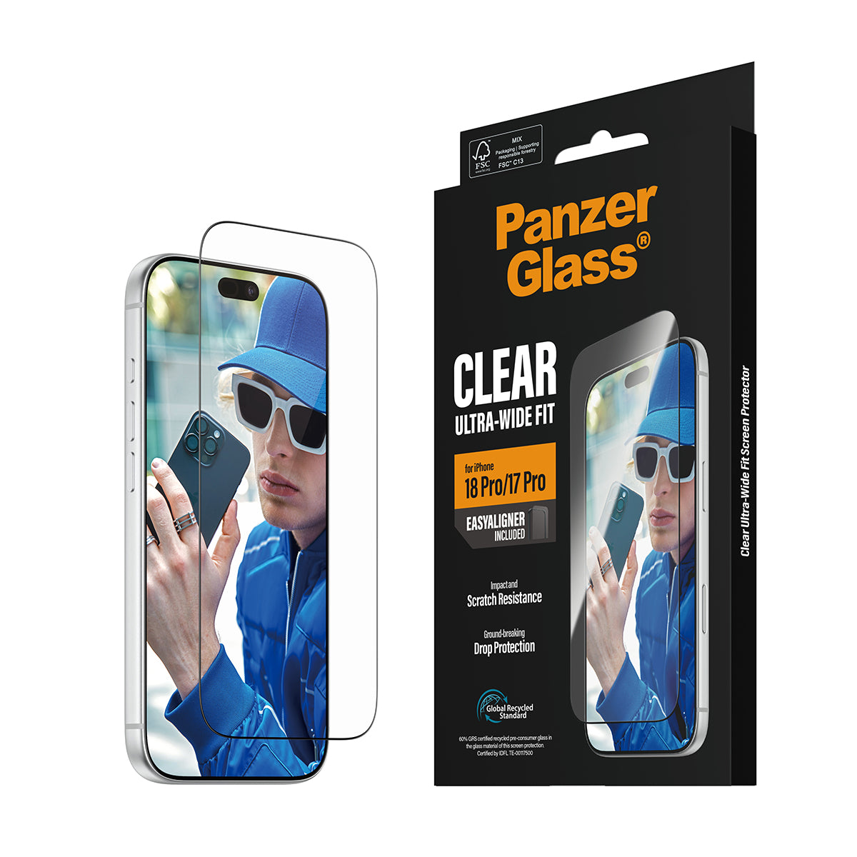 PanzerGlass panssarilasi iPhone 18 Pro | 17 Pro Ultra-Wide
