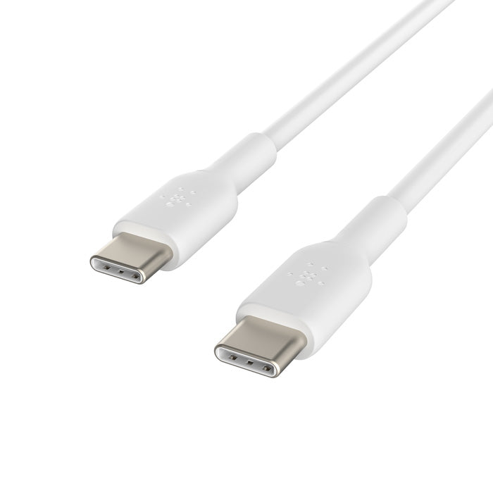 Belkin BoostCharge USB-C latauskaapeli, musta (1m), valkoinen