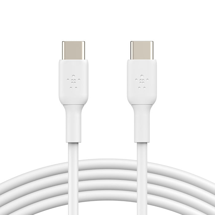 Belkin BoostCharge USB-C latauskaapeli, musta (1m), valkoinen