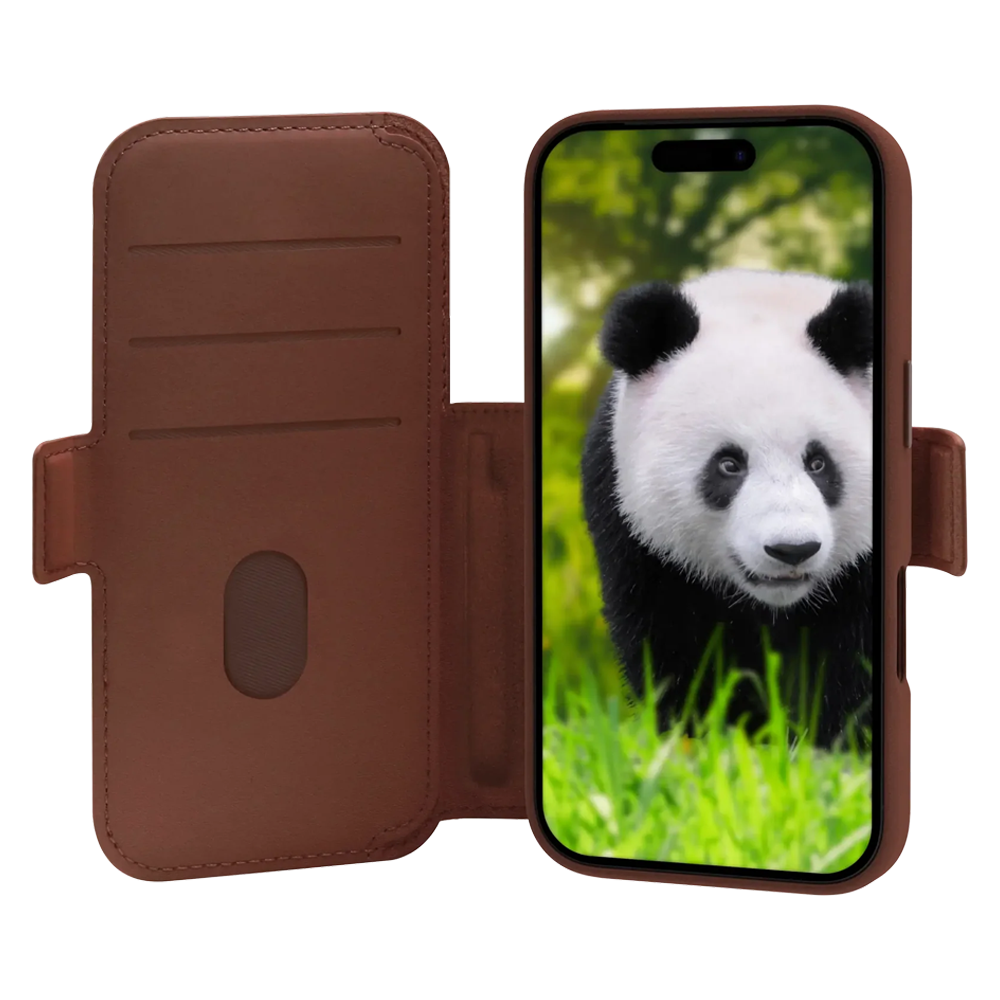 dbramante1928 Lynge irroitettava lompakko- ja suojakuori iPhone 18 Pro Max - ruskea
