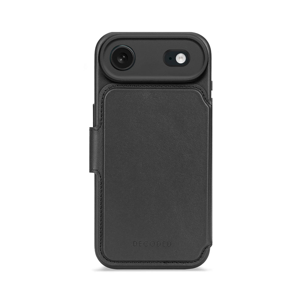 Decoded irroitettava lompakko- ja suojakuori iPhone Air - musta