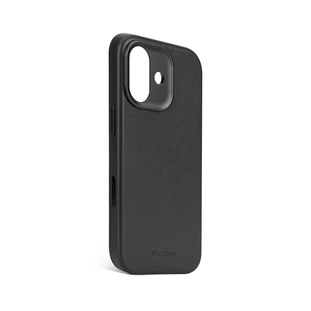 Decoded nahkakuori iPhone 17 - musta