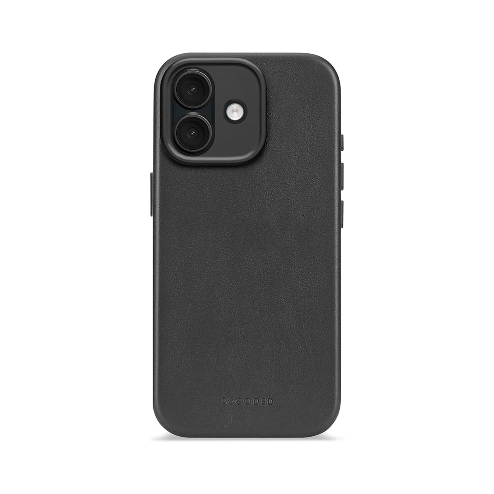 Decoded nahkakuori iPhone 17 - musta