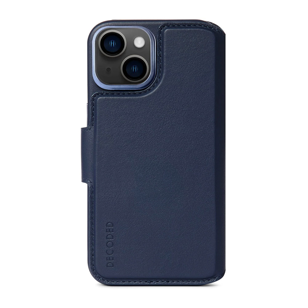 Decoded irroitettava lompakko- ja suojakuori iPhone 13 | 14 - sininen