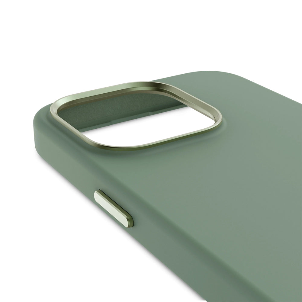 Decoded iPhone 15 Pro Max silikonikuori MagSafella - vihreä