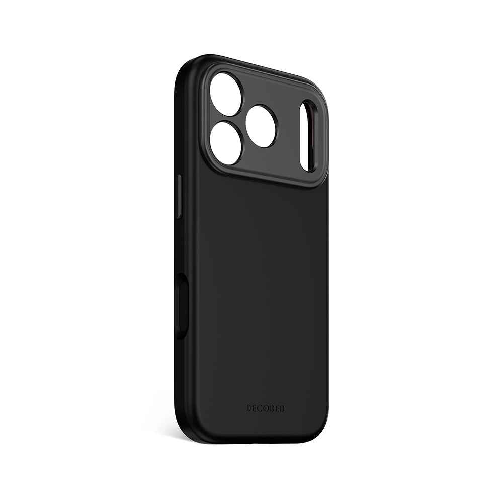 Decoded iPhone 17 Pro Max silikonikuori MagSafella - musta