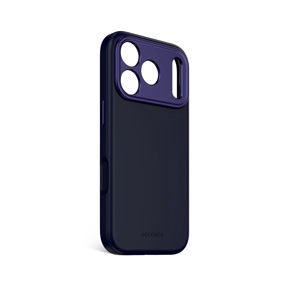 Decoded iPhone 17 Pro Max silikonikuori MagSafella - tumman sininen