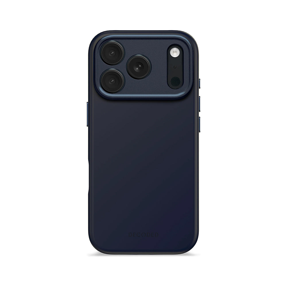 Decoded iPhone 17 Pro Max silikonikuori MagSafella - tumman sininen
