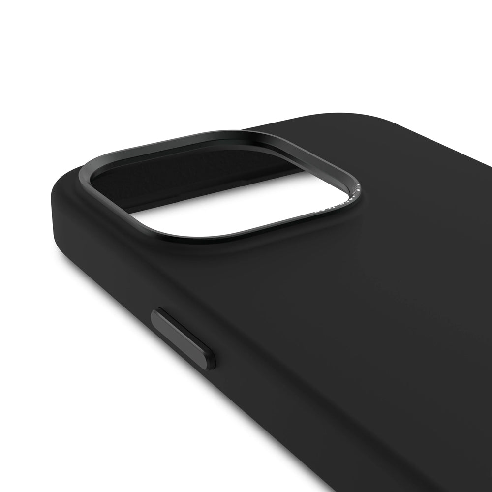 Decoded iPhone 15 Pro silikonikuori MagSafella - musta