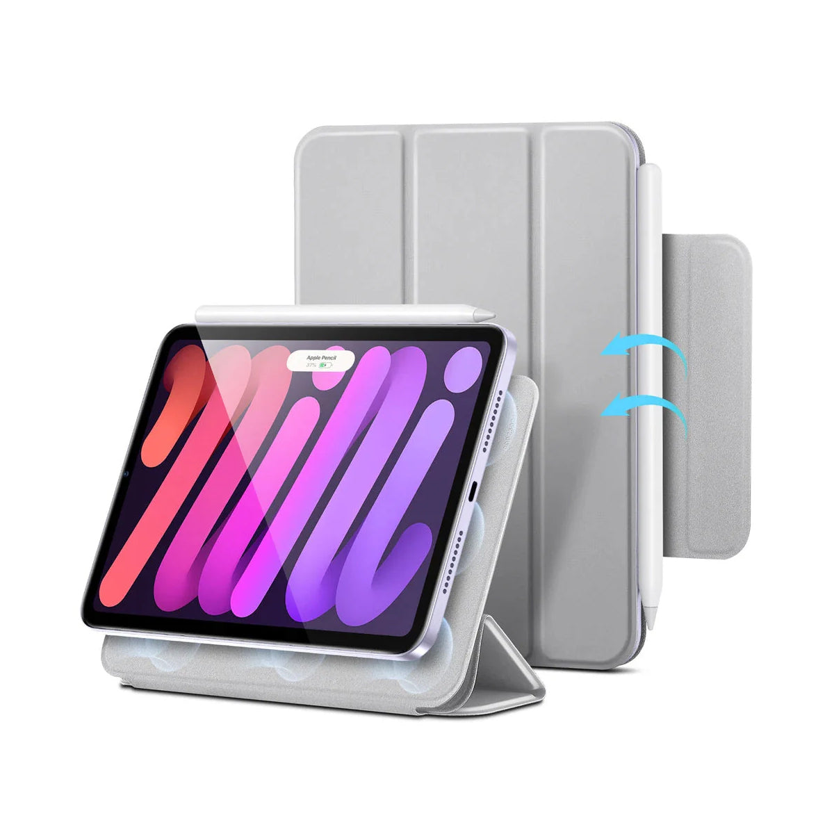 ESR Rebound Magnettinen suojakotelo iPad mini - harmaa (A17 Pro)