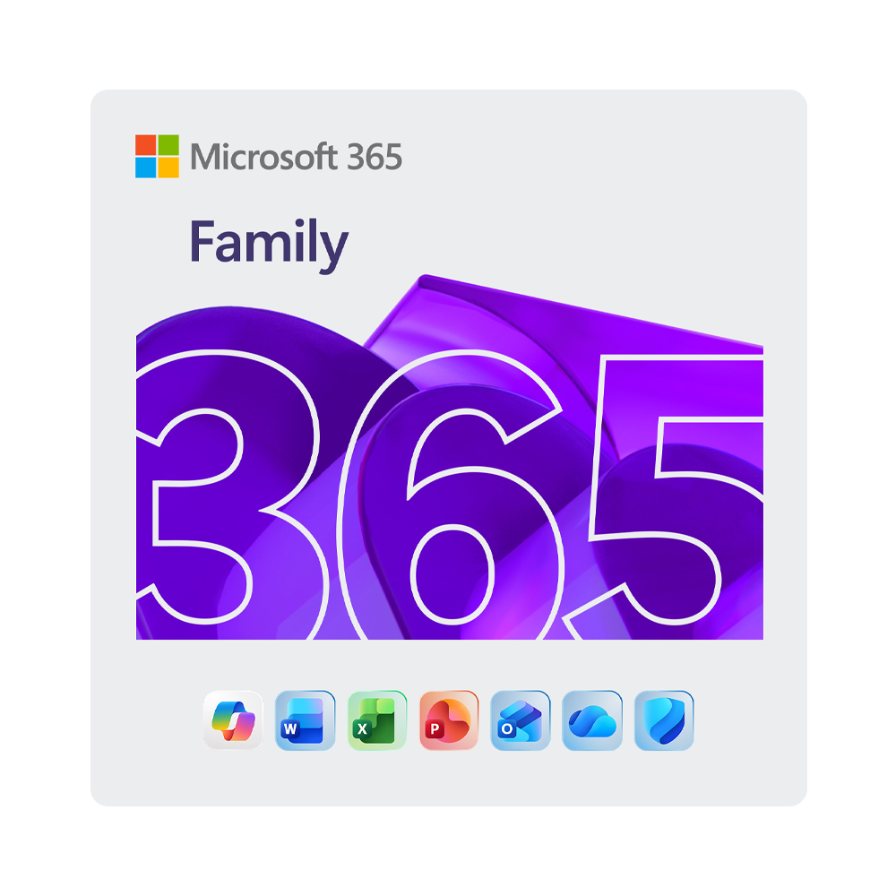 Microsoft 365 Family, ESD, 12kk - sähköinen lisenssi