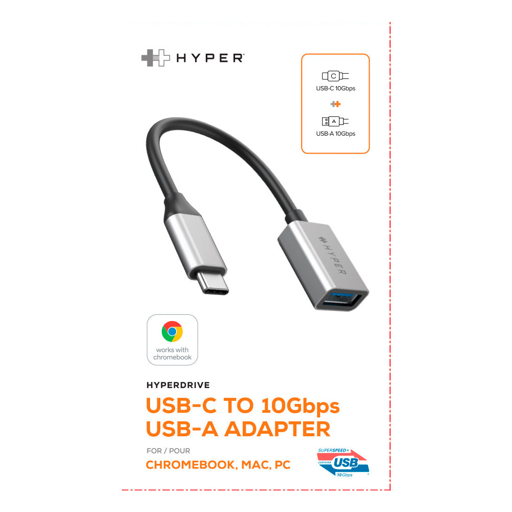 Hyper HyperDrive USB-C to 10Gbps USB -sovitin