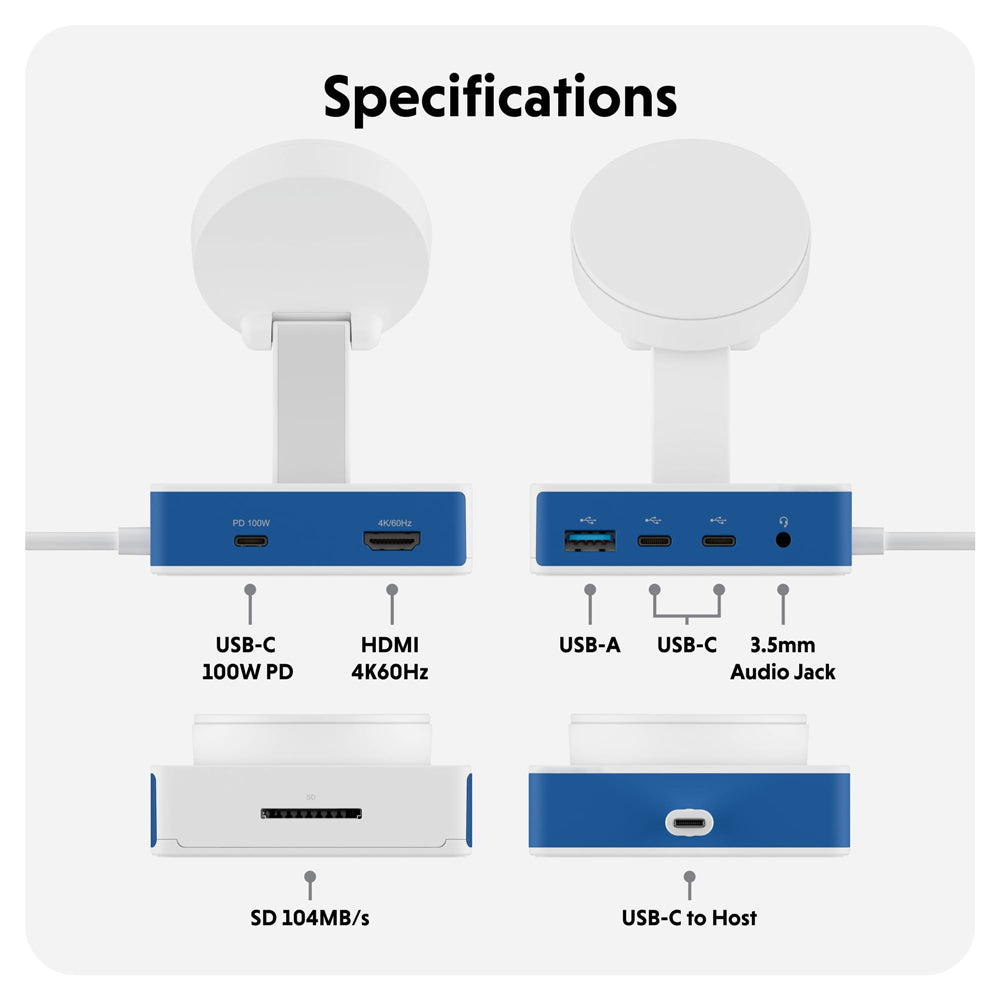 Hyper HyperDrive Flex 7 Port USB-C MagCharge Hubi