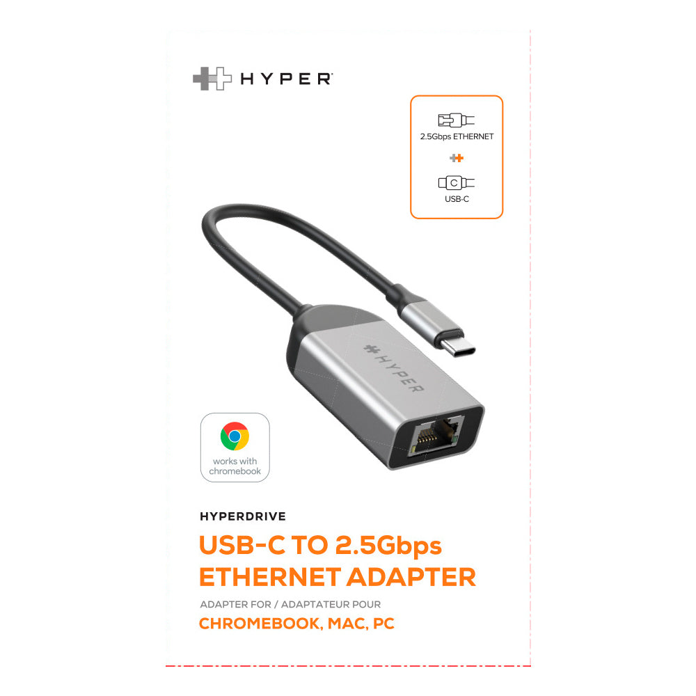 Hyper HyperDrive USB-C to 2.5Gbps Ethernet -sovitin