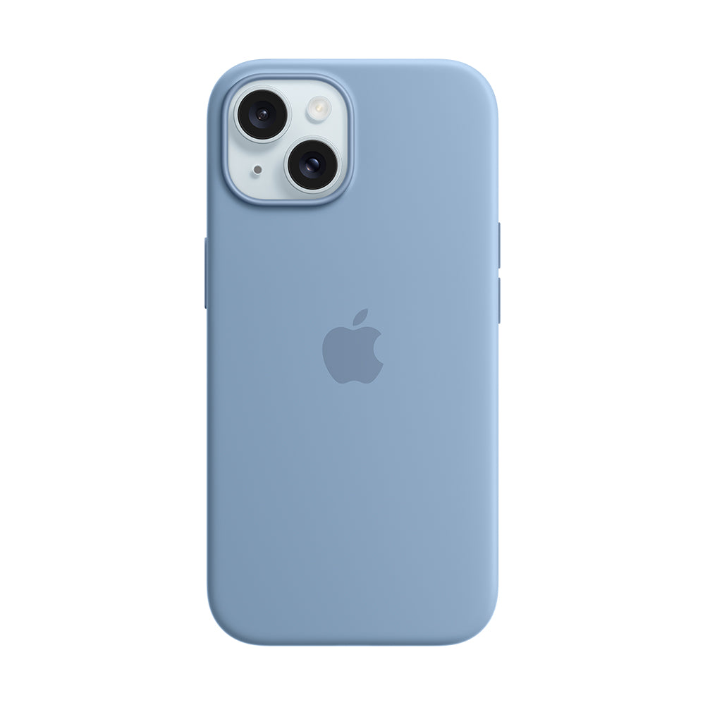 iPhone 15:n MagSafe-silikonikuori - talvensininen