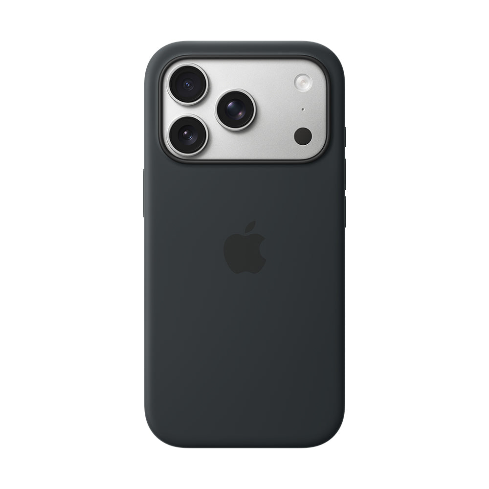 iPhone 17 Pron MagSafe-silikonikuori - musta