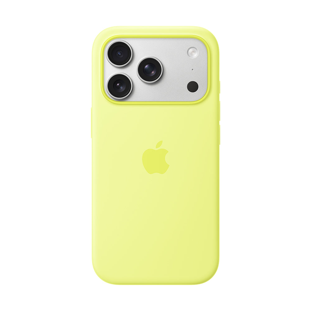 iPhone 17 Pro Maxin MagSafe-silikonikuori - neonkeltainen